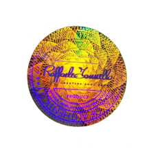 Custom design micro text security holographic label hologram sticker in roll